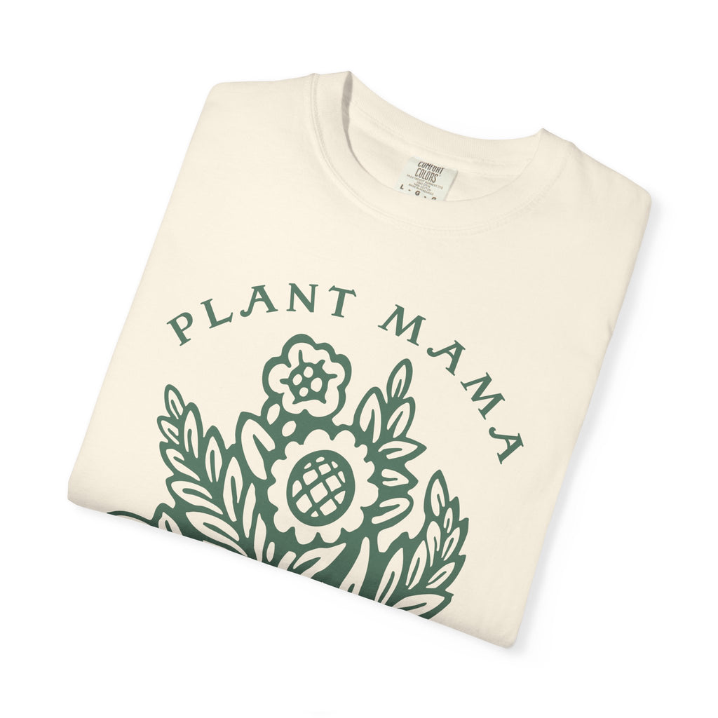 Plant Mama floral illustration T-Shirt | botanical mother design