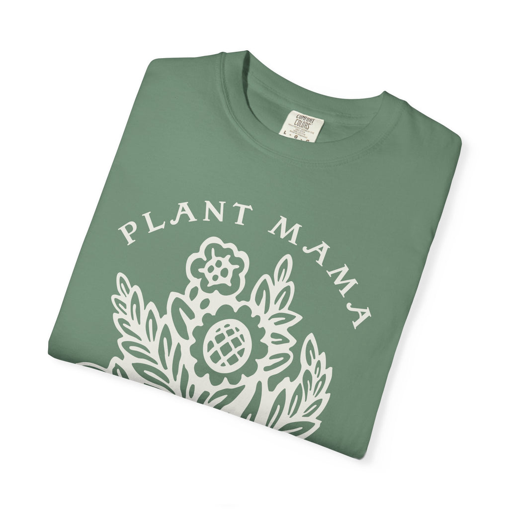 Plant Mama floral illustration T-Shirt | botanical mother design
