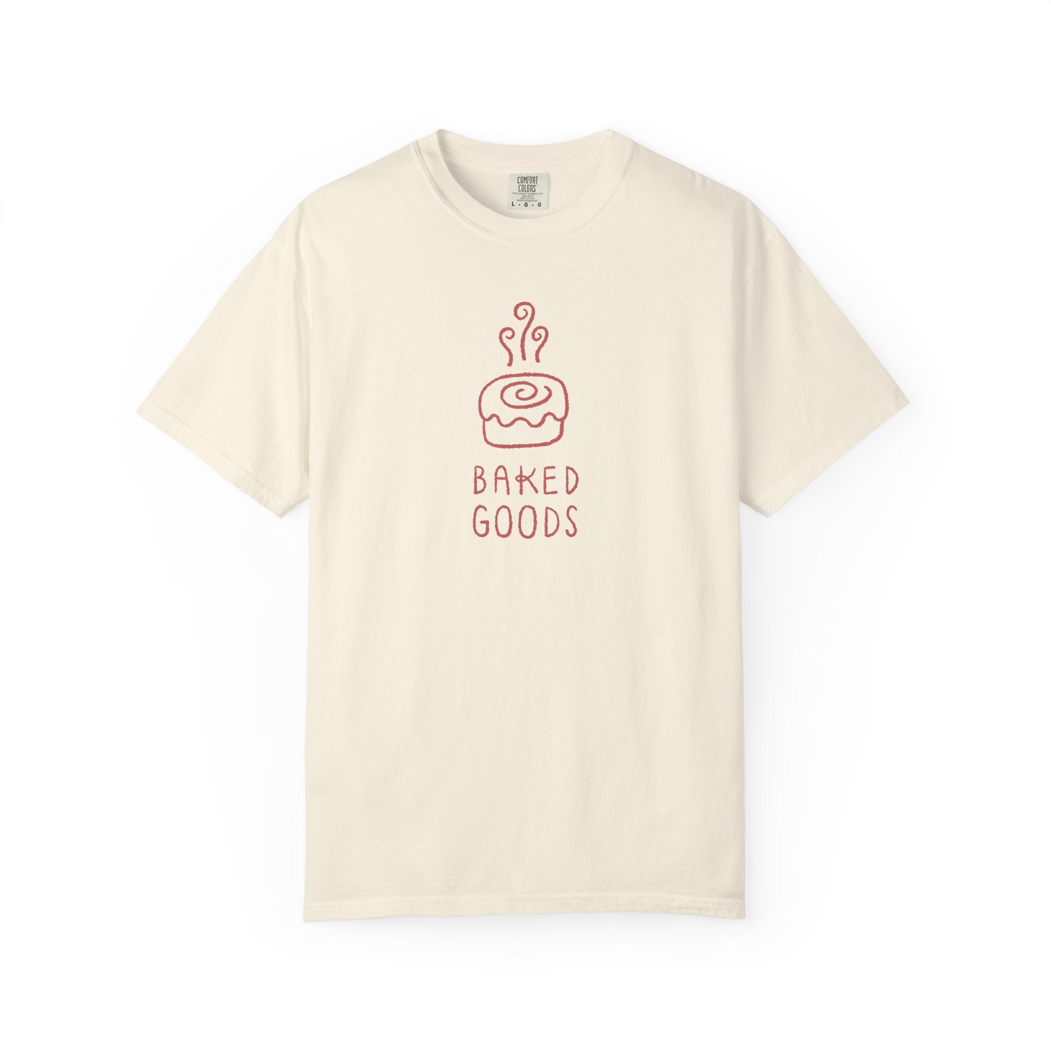 Baked Goods Illustration T-Shirt | Cinnamon Roll Graphic Tee