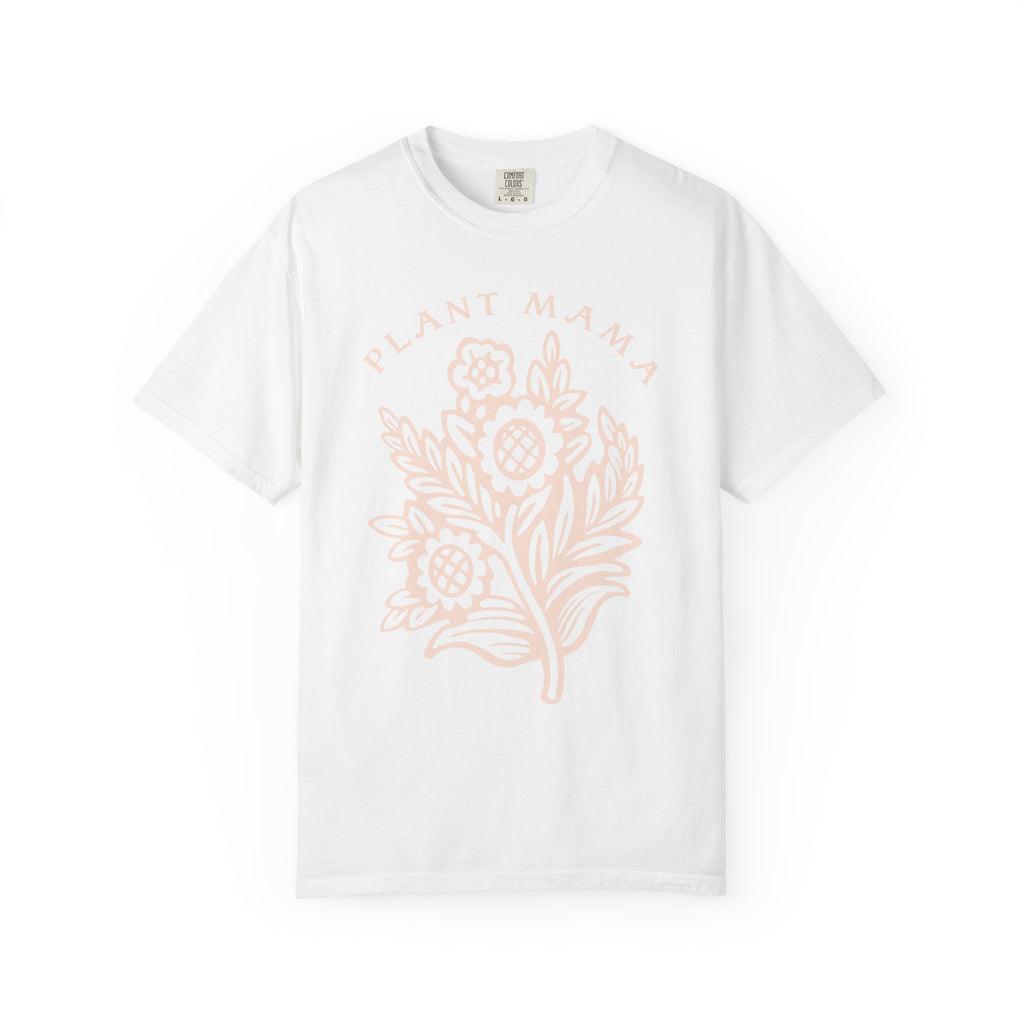 Plant Mama floral illustration T-Shirt | botanical mother design