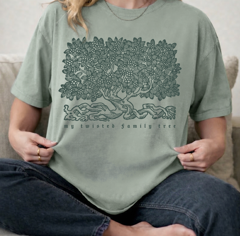 My Twisted Family Tree T-shirt | Genealogy Illustration